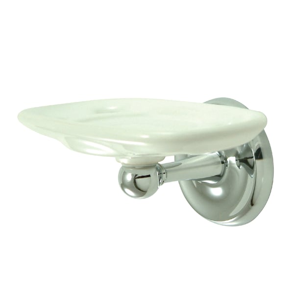 Classic Toothbrush/Tumbler Holder, Chrome